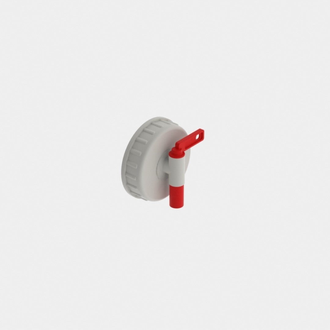 Drain tap for media tank