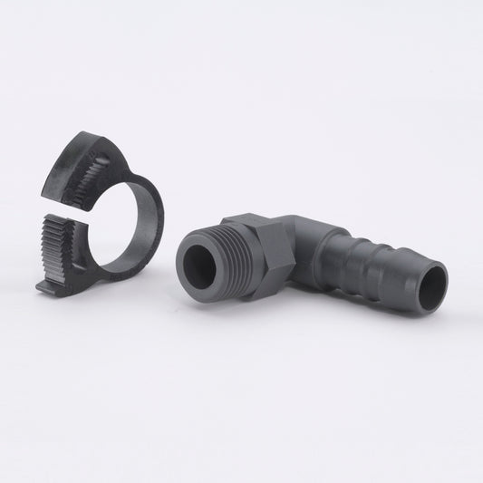 Drain nozzle and pipe clamp